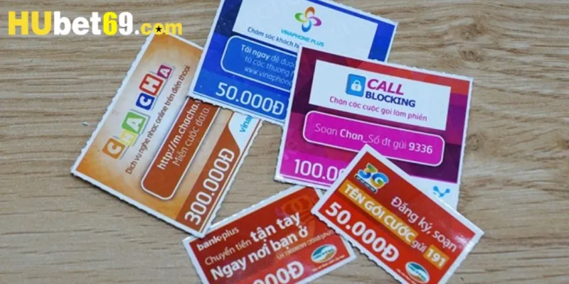 Lựa chọn hình thức rút thưởng thông qua thẻ cào điện thoại